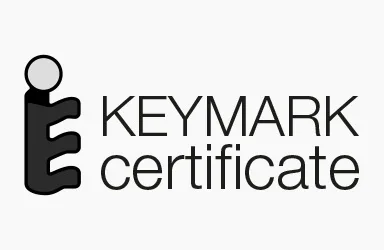 Keymark certification logo icon for heat pumps.