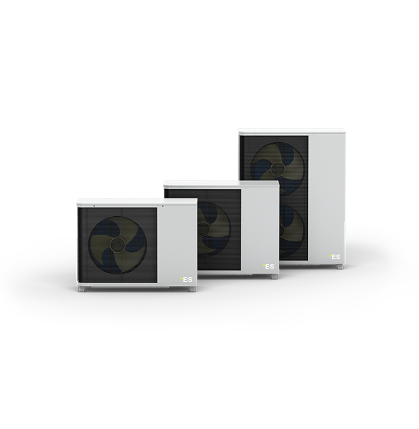 R290 outdoor units in three sizes