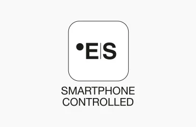 Icon for smartphone app control of heat pump systems.