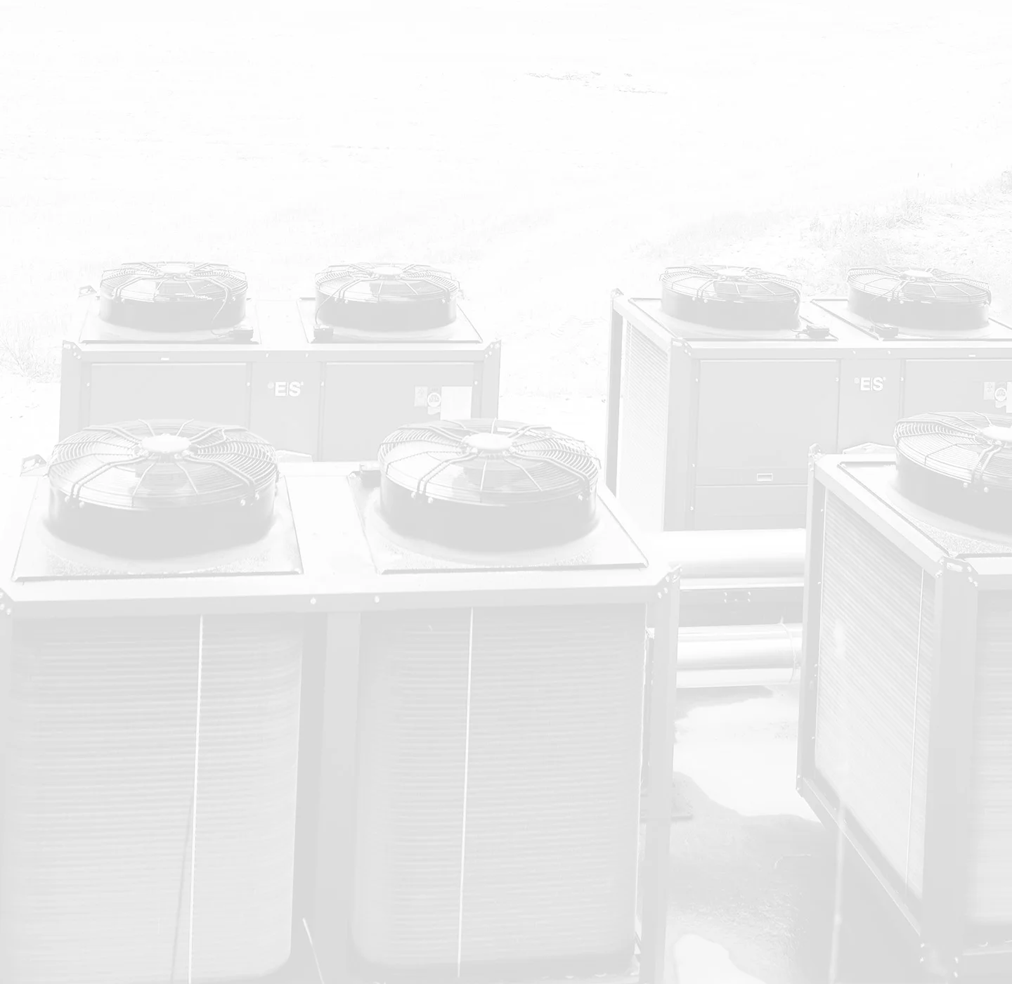 Background wit commercial units in landscape.