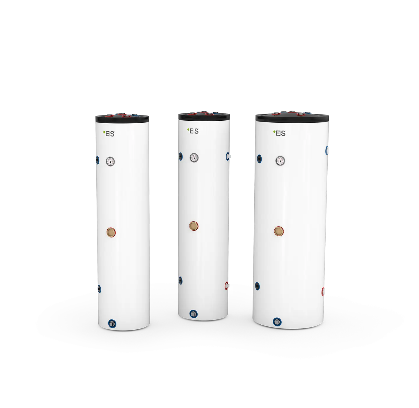 Energy Save Buffer Tanks in three sizes.